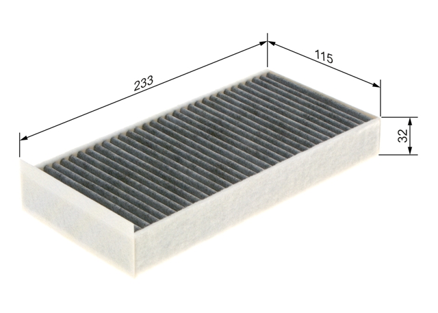 SET FILTRU HABITACLU CARBON ACTIV R5582 (FILTRE)