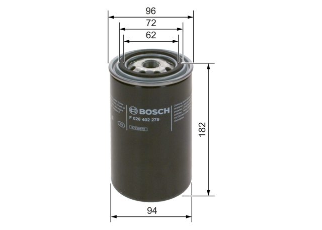 CASETA FILTRU CARBURANT - BOSCH - CSNBB