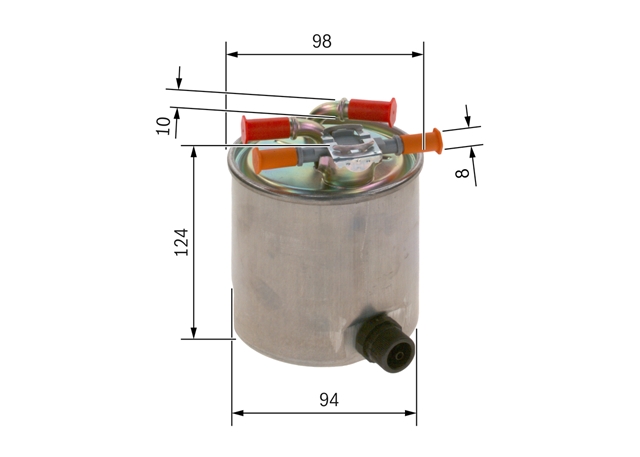 FILTRU COMBUSTIBIL N2742 (FILTRE)