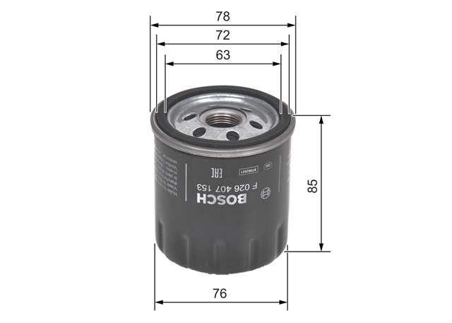 FILTRU ULEI P7153 (FILTRE)