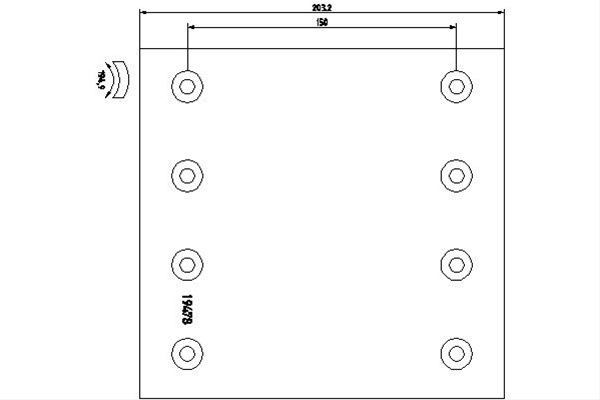 SET GARNITURI DE FRICTIUNE, FRANA TAMBUR