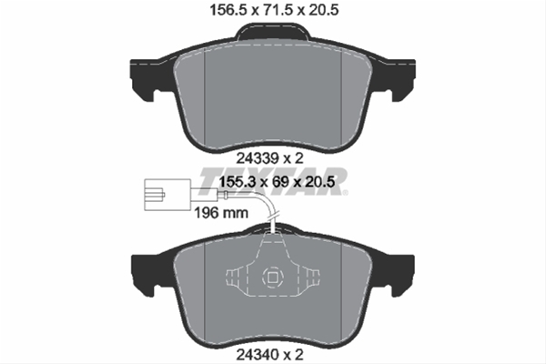 Imagine pentru produsul „SET PLACUTE FRANA,FRANA DISC"