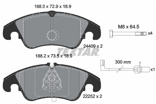 Imagine pentru produsul „SET PLACUTE FRANA,FRANA DISC"
