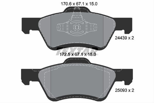 Imagine pentru produsul „SET PLACUTE FRANA,FRANA DISC"