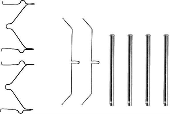 SET ACCESORII, PLACUTE FRANA