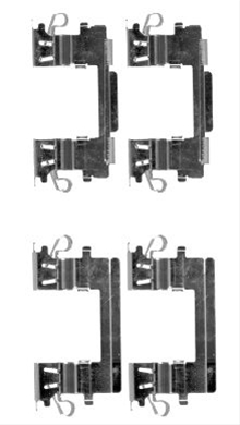 SET ACCESORII, PLACUTE FRANA