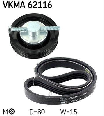 SET CUREA TRANSMISIE CU CANELURI