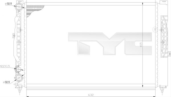 Imagine pentru produsul „RADIATOR, RACIRE MOTOR"