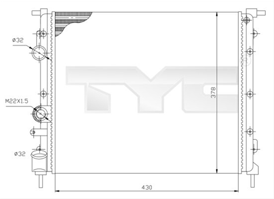 Imagine pentru produsul „RADIATOR, RACIRE MOTOR"