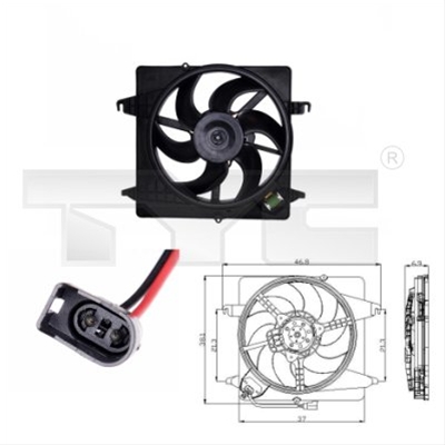 Imagine pentru produsul „VENTILATOR, RADIATOR"