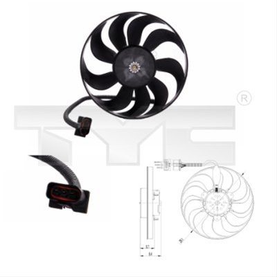 Imagine pentru produsul „VENTILATOR, RADIATOR"