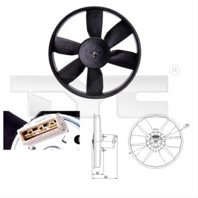 Imagine pentru produsul „VENTILATOR, RADIATOR"
