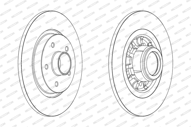 DISC FRANA LIVRABIL NUMAI PERECHE - PRET/BUC - FERODO-NBB