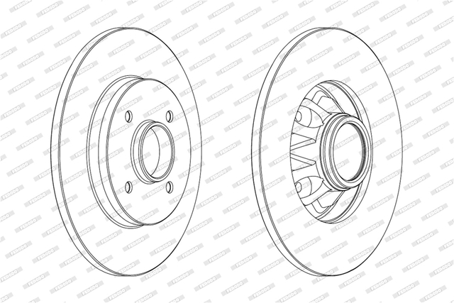 DISC FRANA LIVRABIL NUMAI PERECHE - PRET/BUC - FERODO - NBB