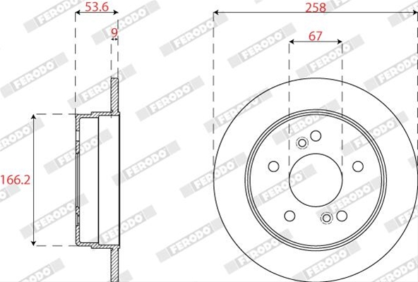 SET DISCURI FRANA(INLOCUIT DE C) - FERODO - NBB