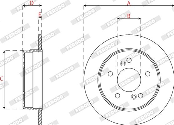 SET DISCURI FRANA(INLOCUIT DE C) - FERODO - NBB