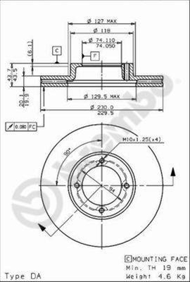Imagine pentru produsul „DISC FRANA"