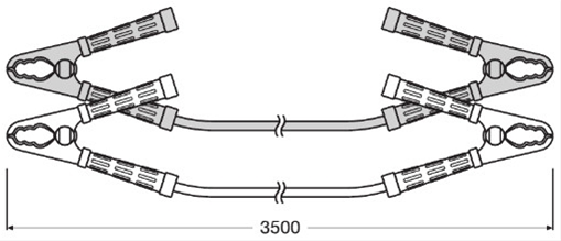 SET CABLURI PORNIRE 700A LUNGIME 3.5M