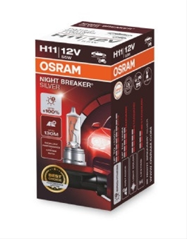 Imagine pentru produsul „BEC H11 12V55W NIGHT BREAKER SILVER 100%"