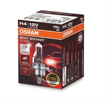 Imagine pentru produsul „BEC H4 12V60/55W NIGHT BREAKER SILVER 100%"