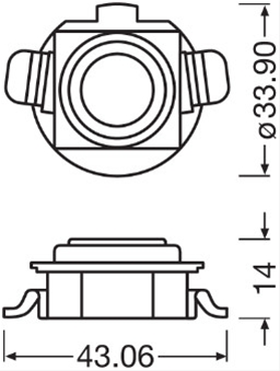 SET 2 ADAPTOARE PT MONTAJ BEC LED