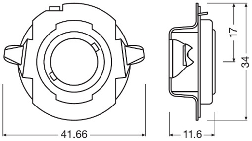 SET 2 ADAPTOARE PT MONTAJ BEC LED CSNBB