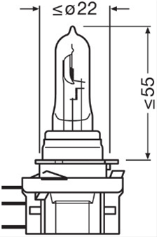 BEC H15 12V 55/15W ORIGINAL CUTIE SERVICE