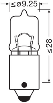 BEC 12V6W H6W ORIGINAL OSRAM (SE FACTUREAZA CATE 10)