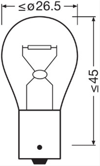 Imagine pentru produsul „BEC 24V21W P21W (SE FACTUREAZA CATE 10)"
