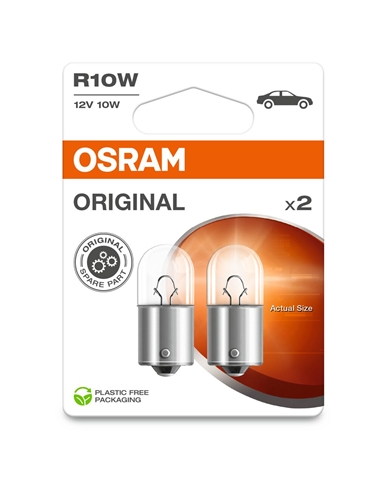 BLISTER 2 BECURI 12V10W R10W ORIGINAL