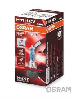 BEC H11 12V55W NIGHT BREAKER LASER NEXTGEN 150%