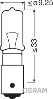 BEC 12V21W H21W ORIGINAL OSRAM (SE FACTUREAZA CATE 10)