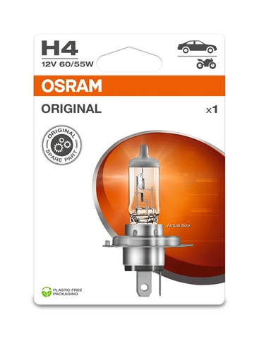 BLISTER 1 BEC H4 12V55/60W ORIGINAL