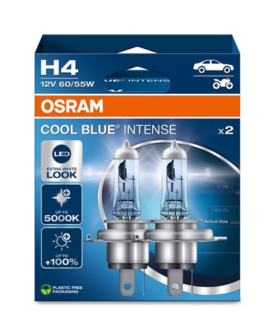 SET DUOBOX 2 BECURI H4 12V 60/55W COOL BLUE NEXT GEN