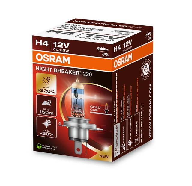 BEC H4 12V NIGHTBREAKER 220