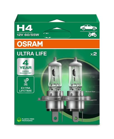 SET DUOBOX 2 BECURI H4 12V55/60W ULTRALIFE