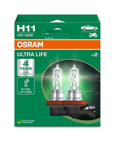 SET 2 BECURI H11 12V ULTRALIFE