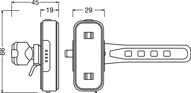 LEDSBIKE® COMPACT REAR