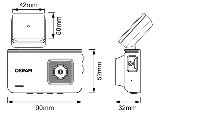 DASH CAM-CAMERA VIDEO AUTO FRONTALA FULL HD,140 DE GRADE FOV,G-SENZOR