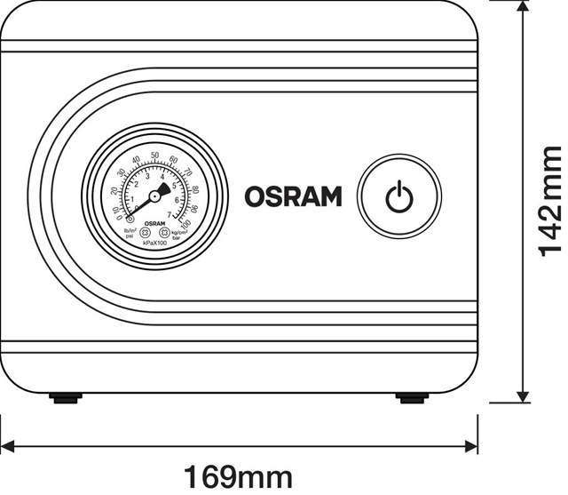 COMPRESOR ANALOG COMPACT 12 V