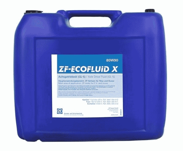Imagine pentru produsul „AXLE GEAR OIL | ZF ECOFLUID X 20L"