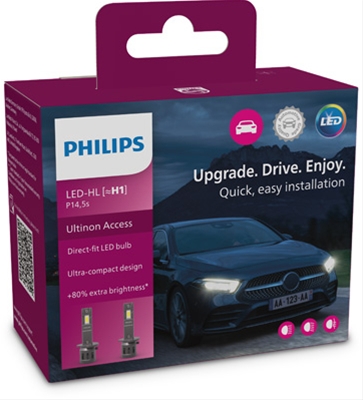 SET 2 BECURI LED H1 12V (FARA OMOLOGARE) ULTINON ACCESS