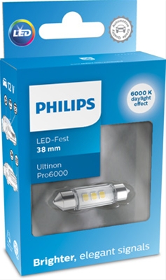 BEC LED 12V (ALB RECE 6000K) SOFIT 38MM ULTINON PRO6000