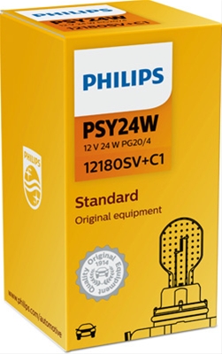 Imagine pentru produsul „BEC 12V24W PSY24W ARGINTIU/GALBEN PACHET SIMPLU"
