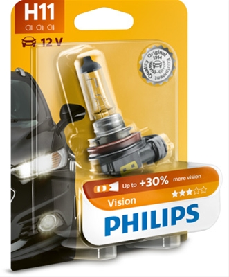 BLISTER 1 BEC H11 12V55W VISION