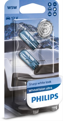 BLISTER 2 BECURI W5W 12V5W WHITE VISION ULTRA