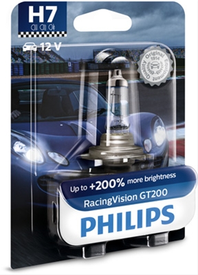 BLISTER 1 BEC H7 12V55W RACING VISION GT200 (+200%)