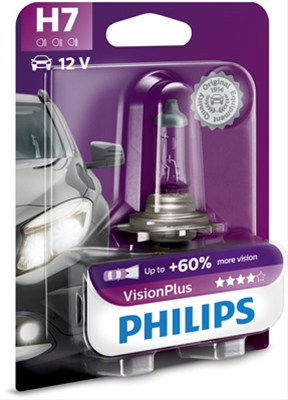 BEC H7 12V55W VISIONPLUS (+60%) PACHET COMERCIAL
