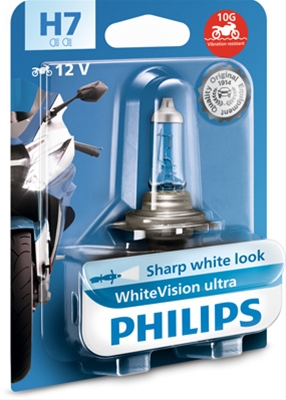 BLISTER 1 BEC MOTO H7 12V WHITE VISION