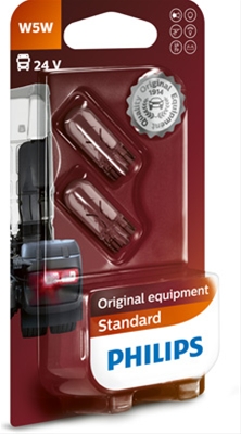 BLISTER 2 BECURI 24V5W TIP W5W